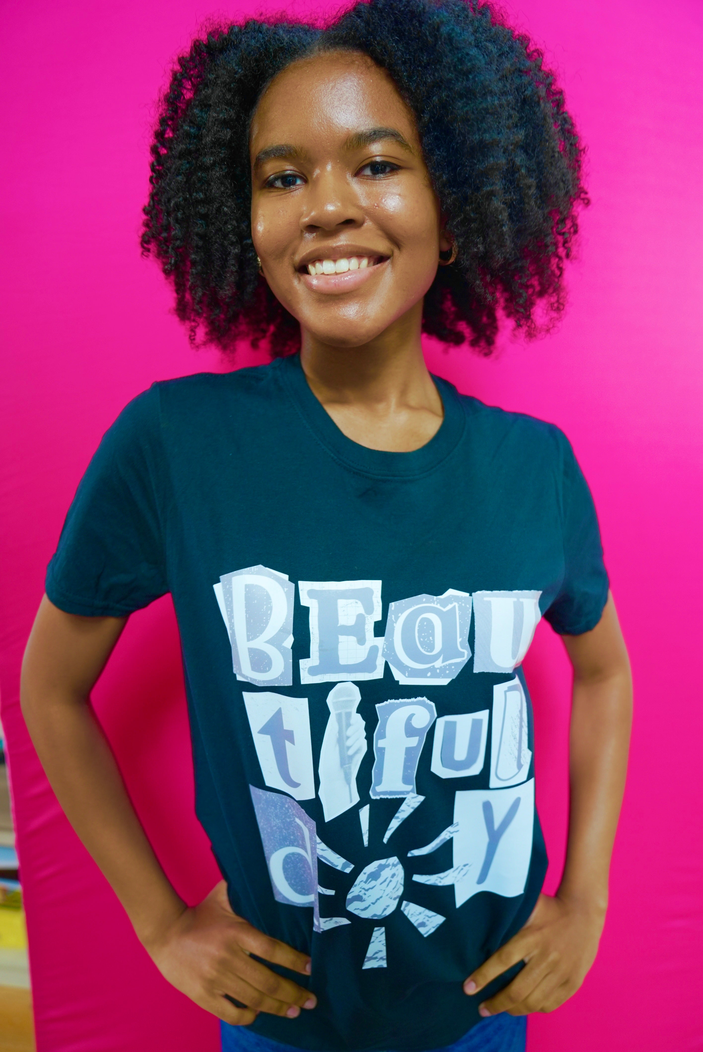 "Beautiful Day" tee - Collage