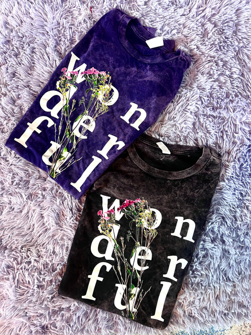 "Wonderful" tee