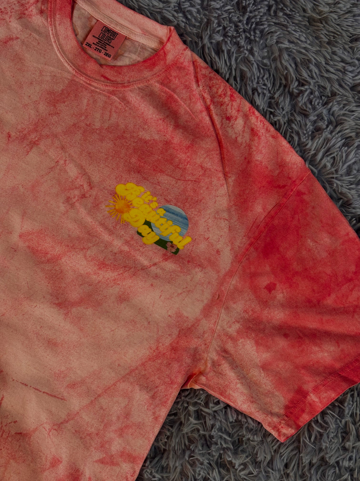 "Beautiful Day" tee - Sunshine
